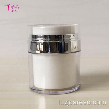 Crema per pompa airless di forma rotonda per imballaggio cosmetico Jae